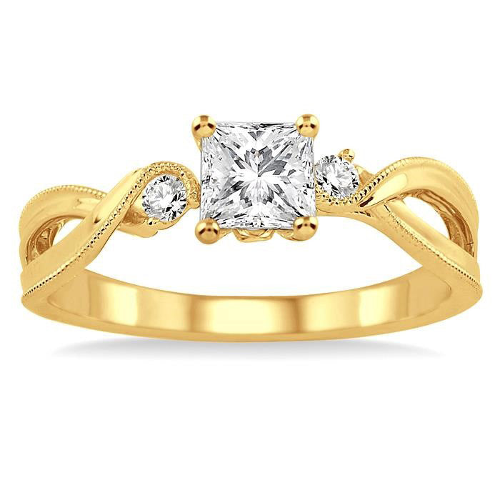 Minerva Splendor Diamond Semi-Mount Ring