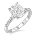 Oval Shape Shine Bright Essential Diamond Engagement Ring