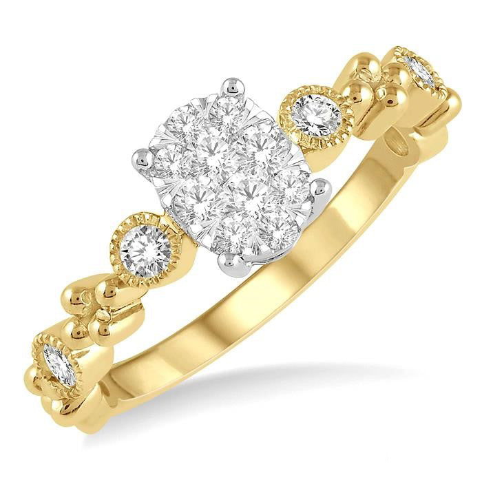 Oval Shape Shine Bright Diamond Ring