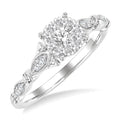 Round Shape Shine Bright Diamond Engagement Ring