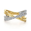 Opulence Diamond Ring in Gold