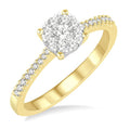 Round Shape Shine Bright Diamond Engagement Ring
