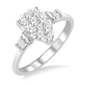 Pear Shape Shine Bright Diamond Engagement Ring