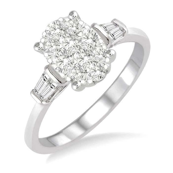 Oval Shape Shine Bright Bridal Diamond Engagement Ring