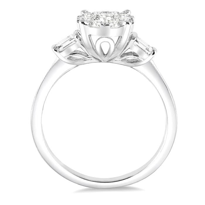 Oval Shape Shine Bright Bridal Diamond Engagement Ring