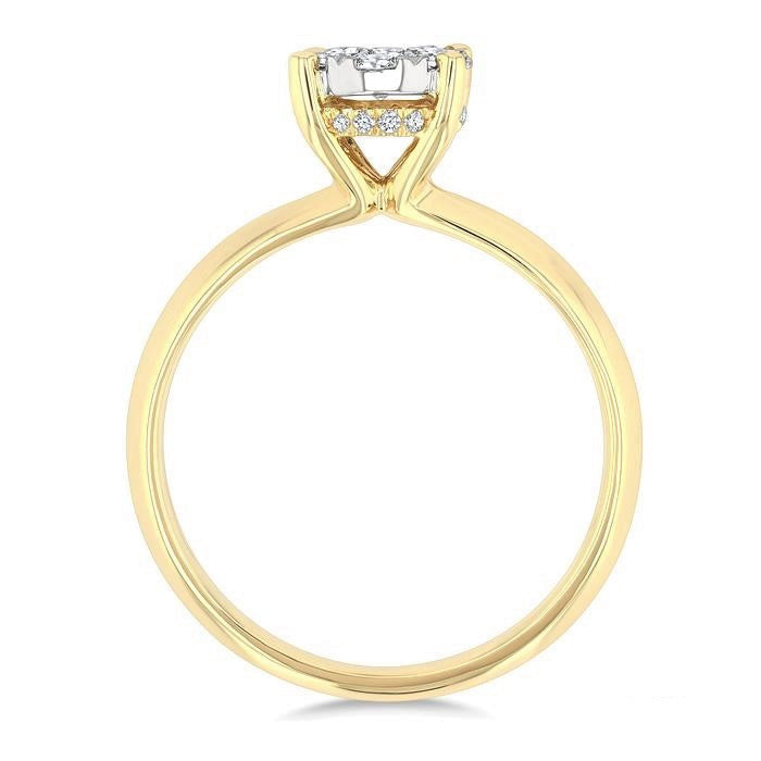 Oval Shape Shine Bright Diamond Ring