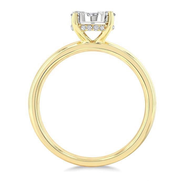 Oval Shape Shine Bright Diamond Ring