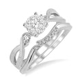 Round Shape Shine Bright Diamond Wedding Set