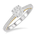 Round Shape Shine Bright Diamond Engagement Ring