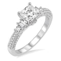 Princess Shape Diamond Engagement Ring