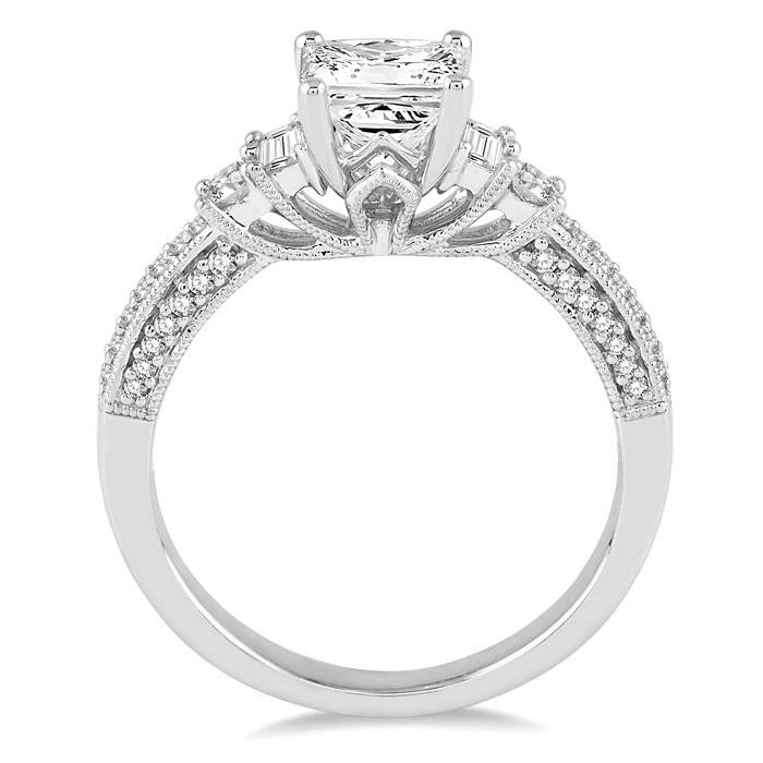 Princess Shape Diamond Engagement Ring