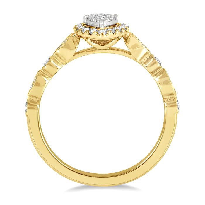 Pear Shape Shine Bright Diamond Ring