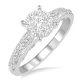 Round Shape Shine Bright Diamond Engagement Ring
