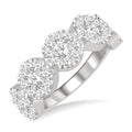 2 Ctw 5-Stone Shine Bright Round Cut Diamond Band in 14K White Gold