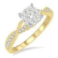 Round Shape Shine Bright Diamond Engagement Ring