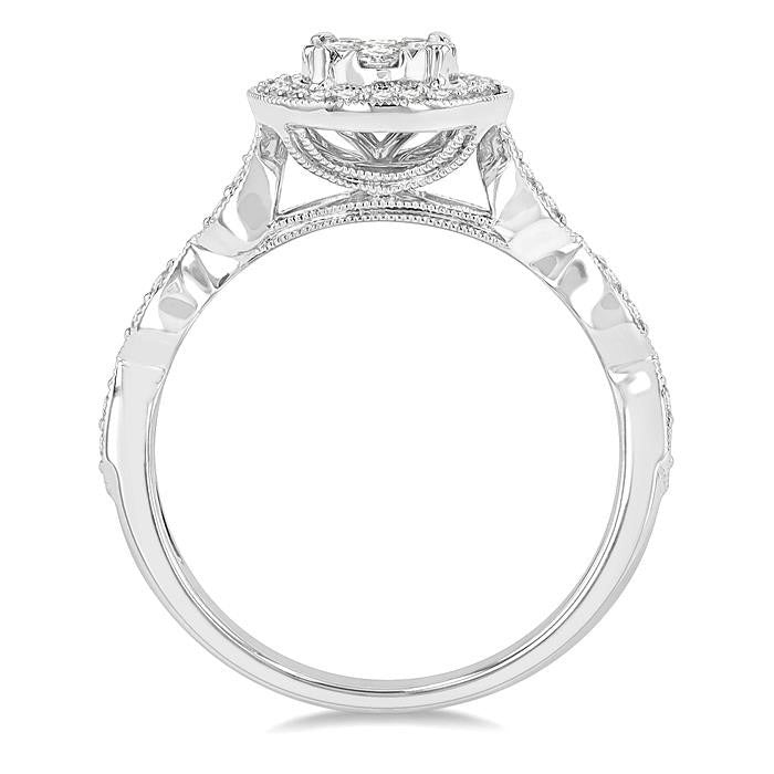 Oval Shape Shine Bright Bridal Diamond Engagement Ring