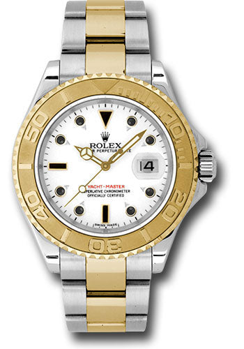 *Pre-Owned* Rolex Steel and Yellow Gold Yacht-Master 40 Watch - White Dial