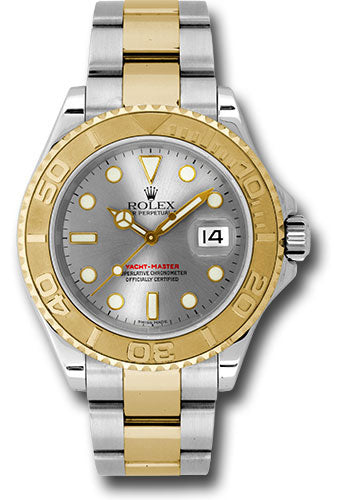 *Pre-Owned* Rolex Steel and Yellow Gold Yacht-Master 40 Watch - Grey Dial