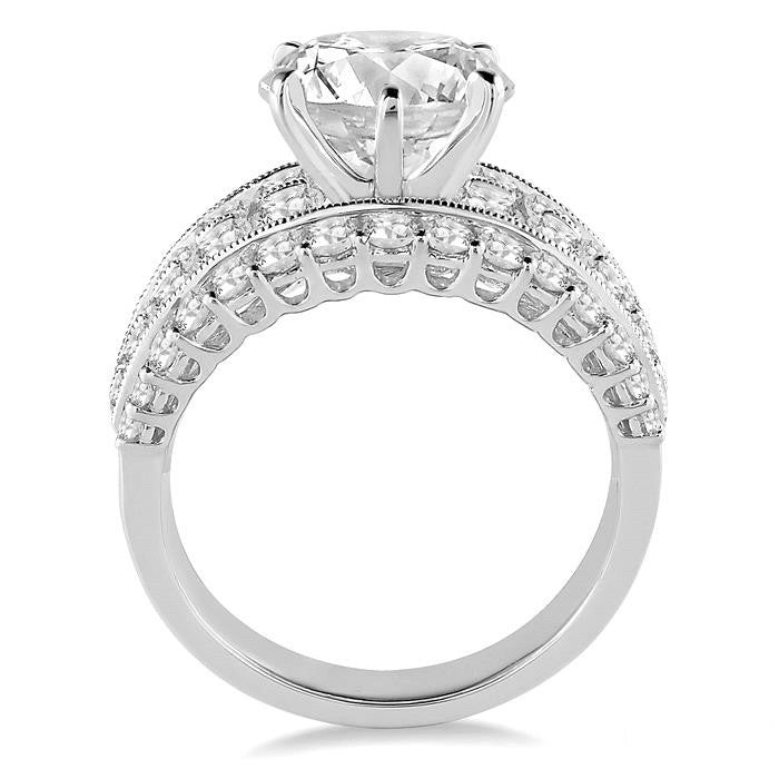 Semi-Mount Diamond Engagement Ring