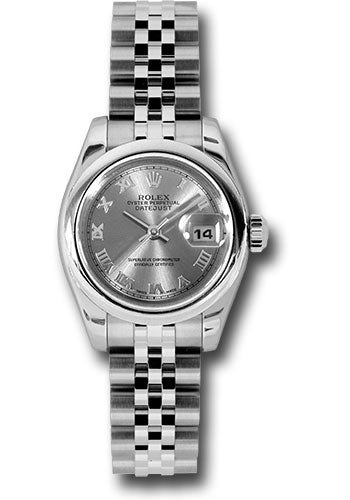 *Pre-Owned* Rolex Steel Lady-Datejust 26 Watch - Domed Bezel - Rhodium Roman Dial - Jubilee Bracelet