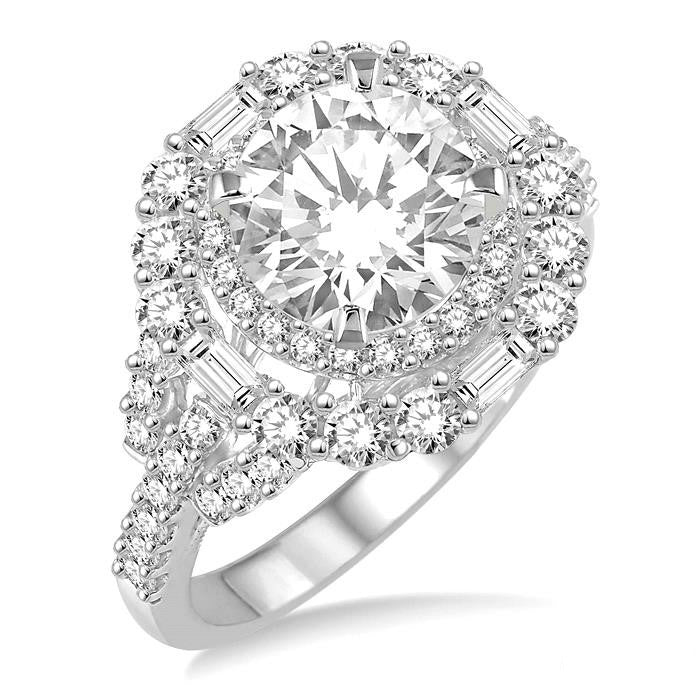 Tezcatlipoca Splendor Diamond Semi-Mount Ring