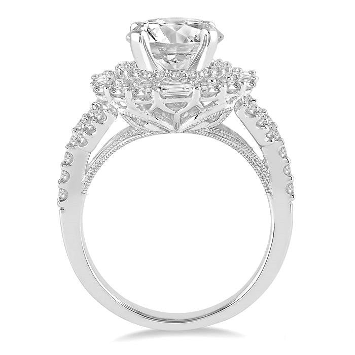 Tezcatlipoca Splendor Diamond Semi-Mount Ring