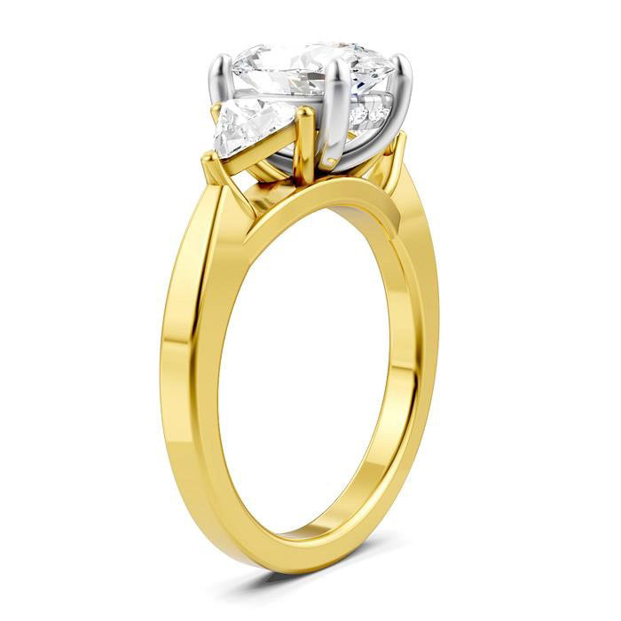 Oval Shape Semi-Mount Diamond Engagement Ring