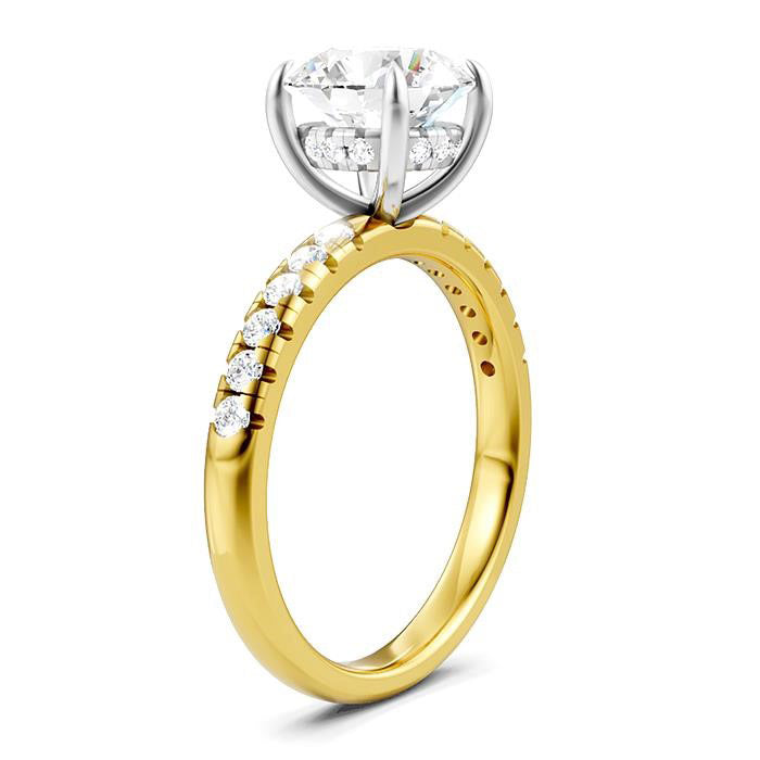 Lucent Symphony Diamond Semi-Mount Ring
