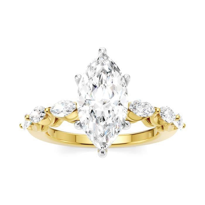 Lucent Embrace Diamond Semi-Mount Ring