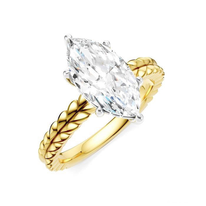 Yama Brio Diamond Semi-Mount Ring
