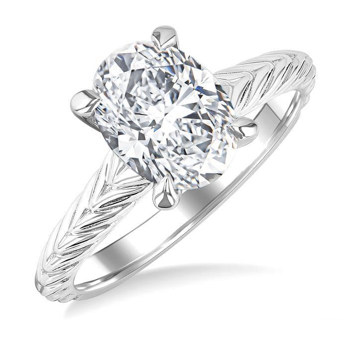 Osiris Crown Diamond Semi-Mount Ring