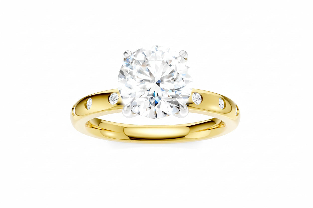 Set Allure Diamond Semi-Mount Ring