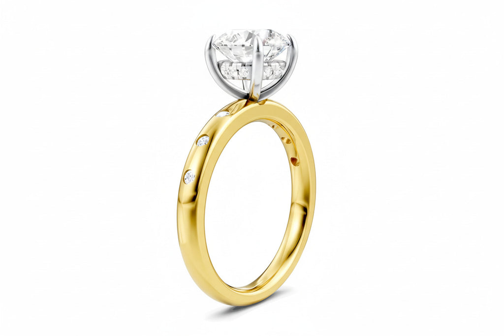 Set Allure Diamond Semi-Mount Ring
