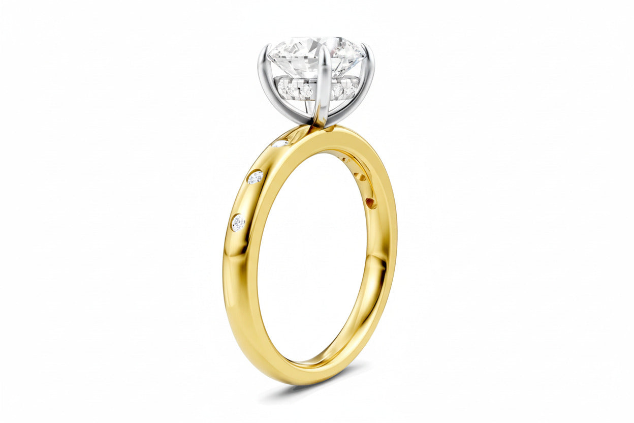 Set Allure Diamond Semi-Mount Ring