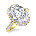 Maple Petal Diamond Semi-Mount Ring