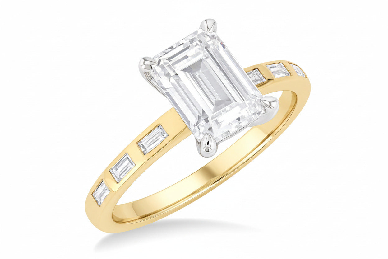 Magnolia Splendor Diamond Semi-Mount Ring
