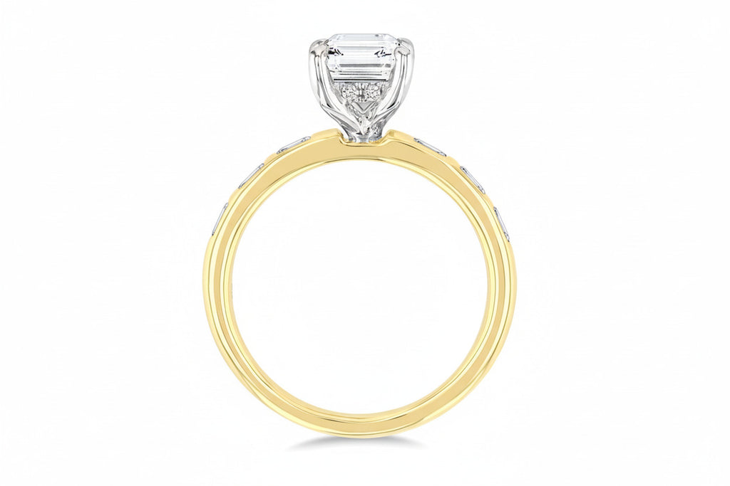 Magnolia Splendor Diamond Semi-Mount Ring