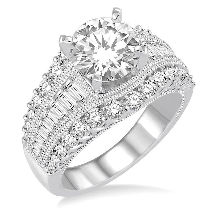 Brahma Myth Diamond Semi-Mount Ring