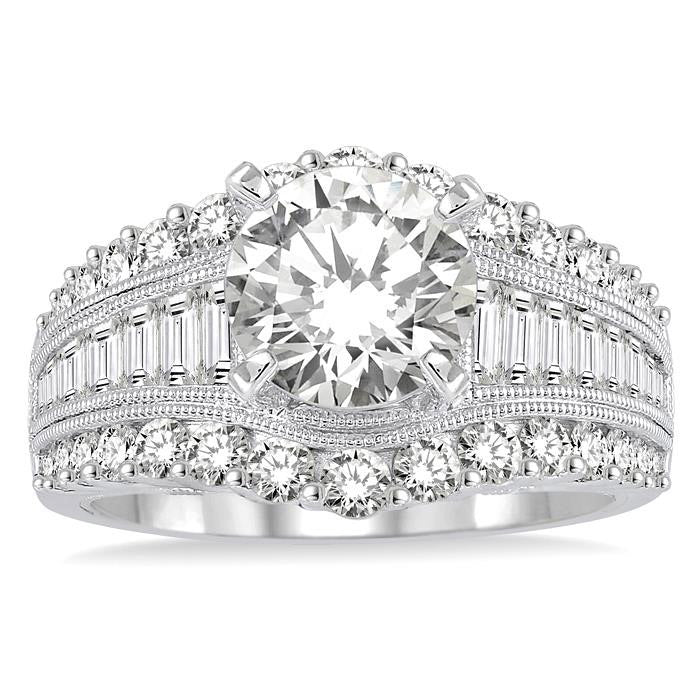 Brahma Myth Diamond Semi-Mount Ring