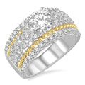 Aphrodite Chalice Diamond Semi-Mount Ring