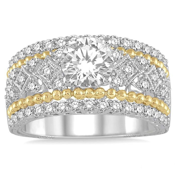 Aphrodite Chalice Diamond Semi-Mount Ring