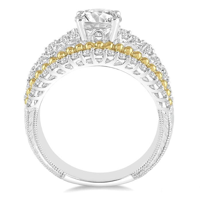 Aphrodite Chalice Diamond Semi-Mount Ring