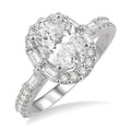 Lyric Wreath Diamond Semi-Mount Ring