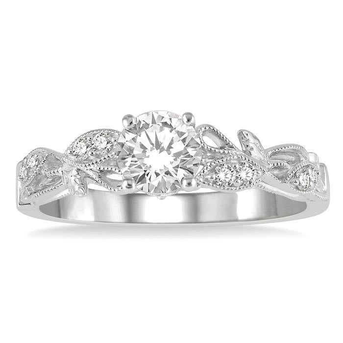 Round Shape Diamond Engagement Ring
