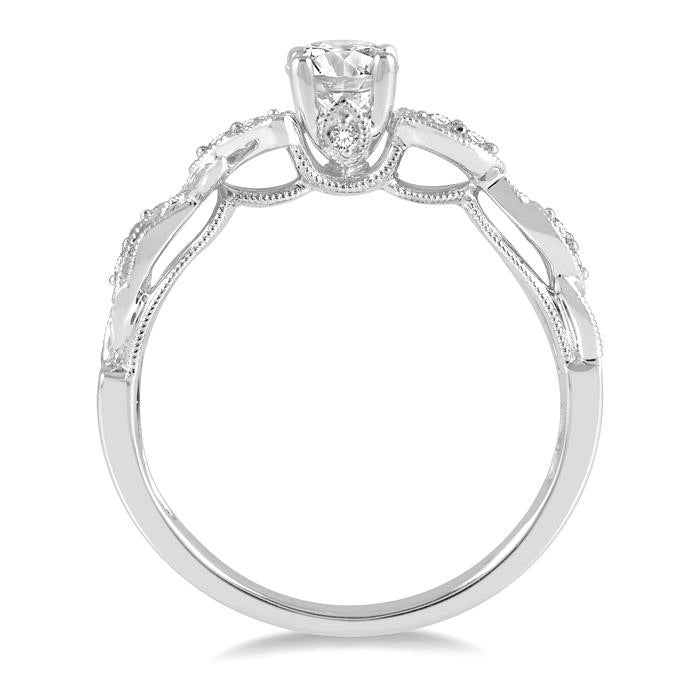 Round Shape Diamond Engagement Ring