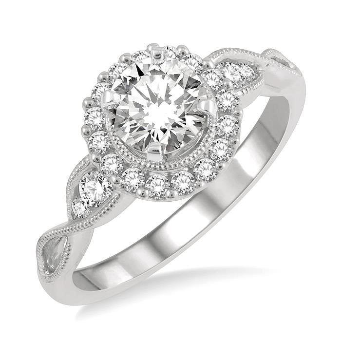Hermes Arc Diamond Semi-Mount Ring