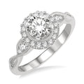 Hermes Arc Diamond Semi-Mount Ring