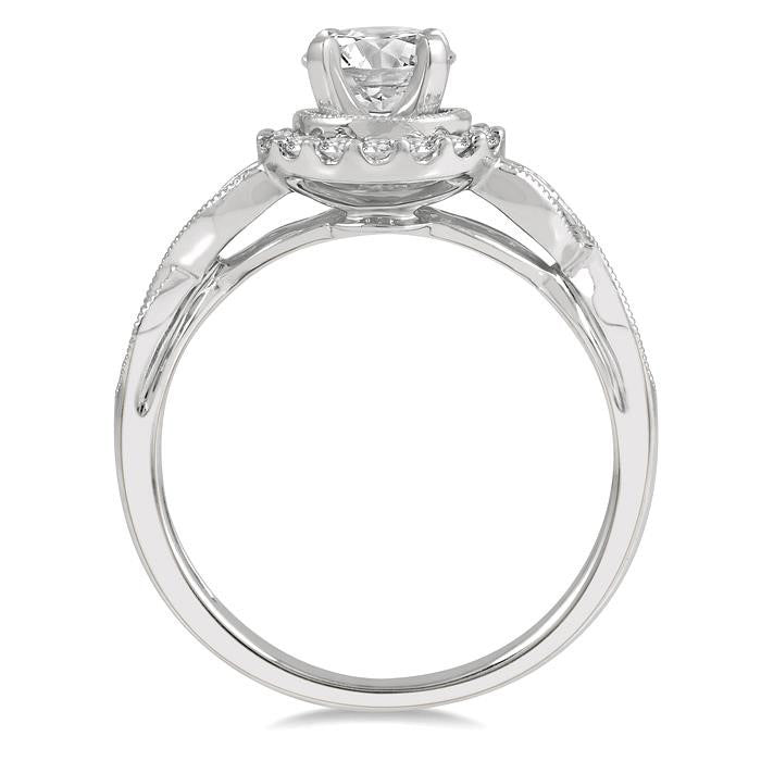Hermes Arc Diamond Semi-Mount Ring