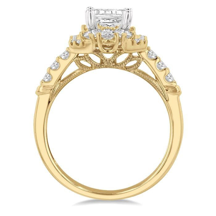 Baldur Trinity Diamond Semi-Mount Ring