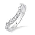 1/5 Ctw Diamond Wedding Band in 14K White Gold